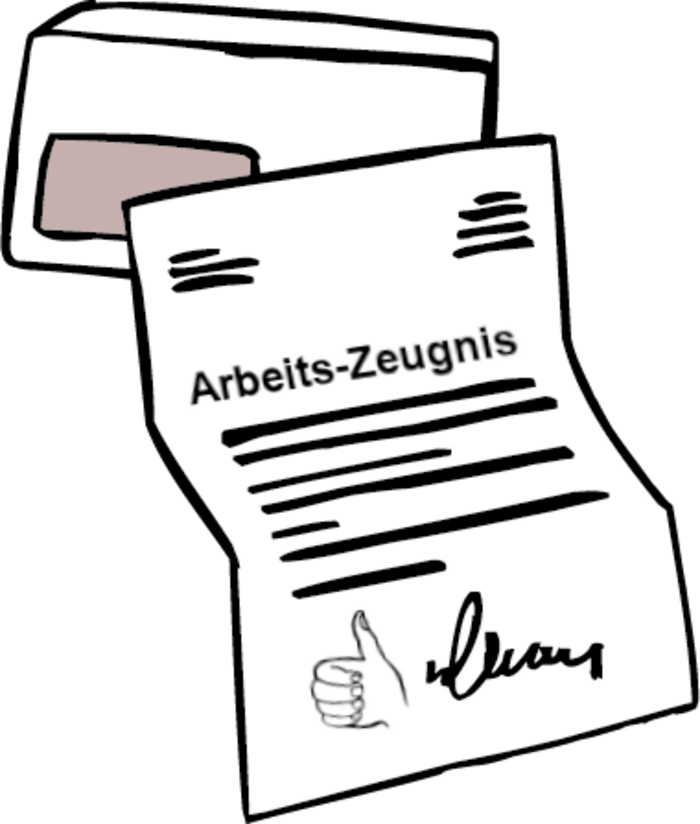 Arbeits-Zeugnis 
